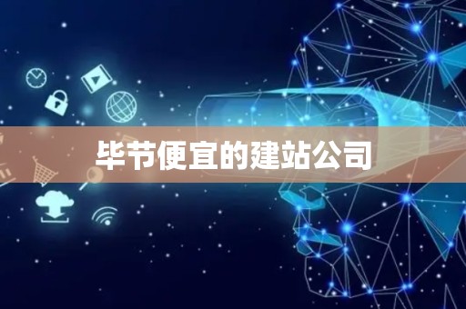 毕节便宜的建站公司