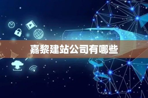 嘉黎建站公司有哪些