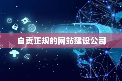 自贡正规的网站建设公司