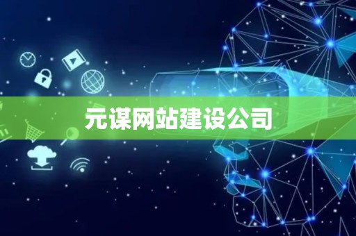 元谋网站建设公司