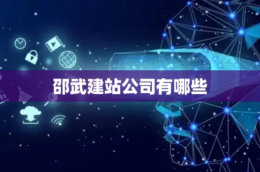 邵武建站公司有哪些